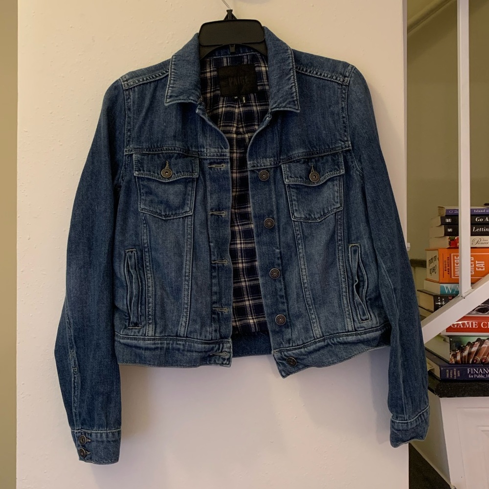 PAIGE Rowan Denim Jacket XS in Burton